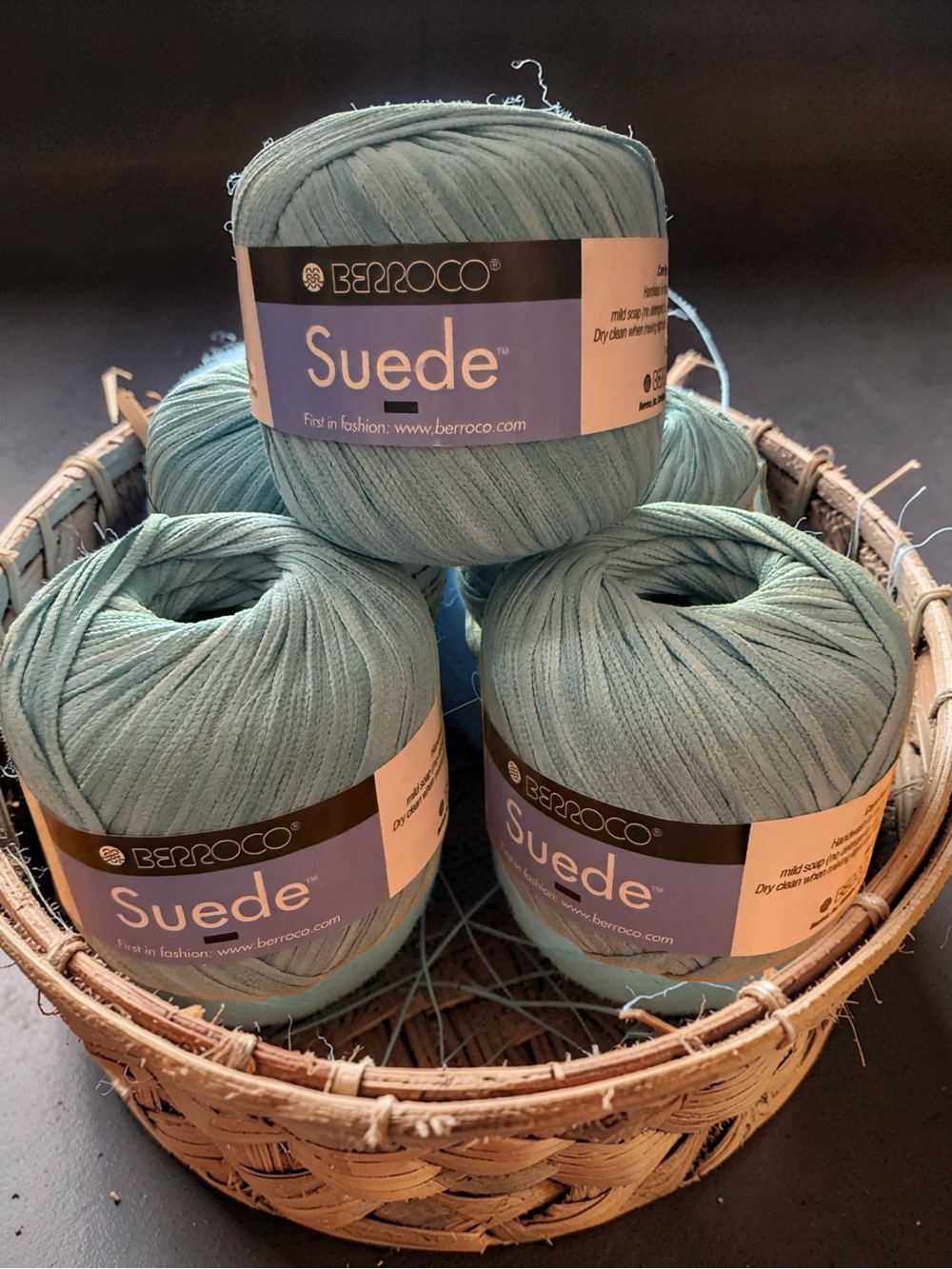 Berroco Suede Yarn - Light Aqua Blue